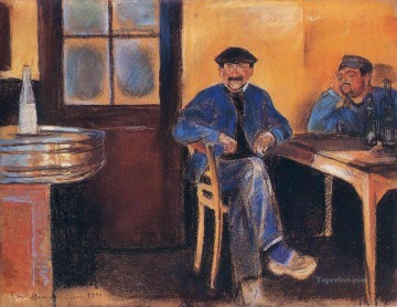 Edvard Munch Painting - Taberna en St Cloud 1890 Edvard Munch